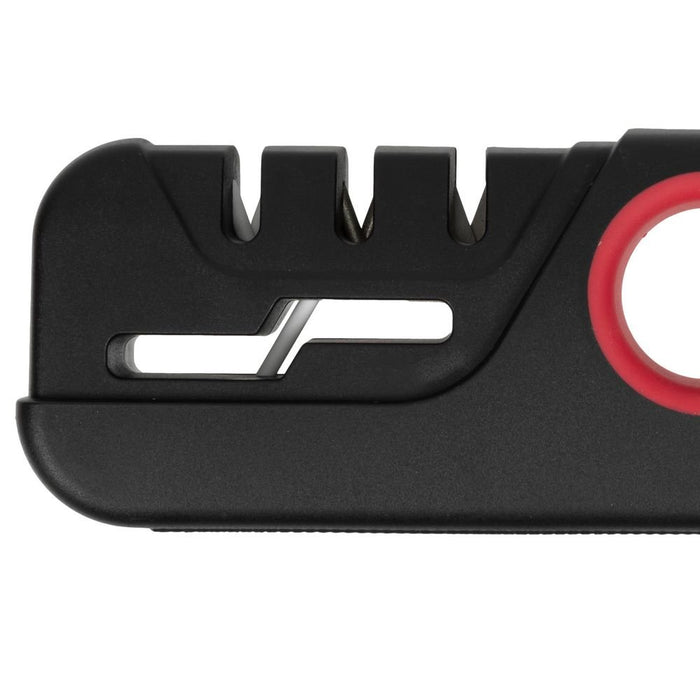 EAN 4260709011707 - Resto Kitchenware 95124 afilador de cuchillo Afilador de cuchillos de discos Negro, Rojo imagen 9