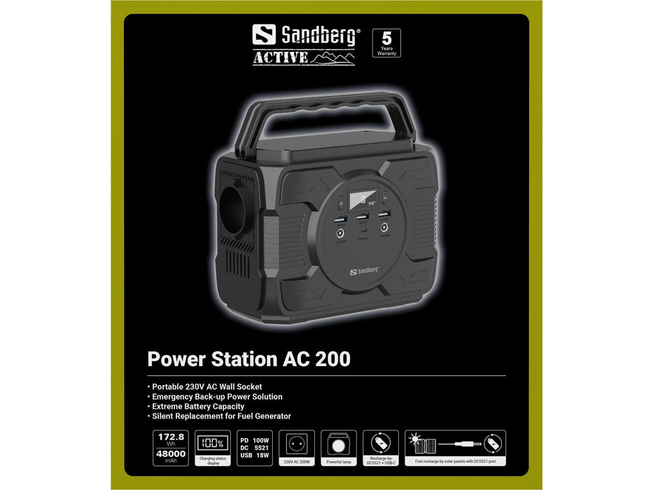EAN 5705730420832 - Sandberg 420-83 estación de energía portátil 48000 mAh 200 W 1,86 kg imagen 7