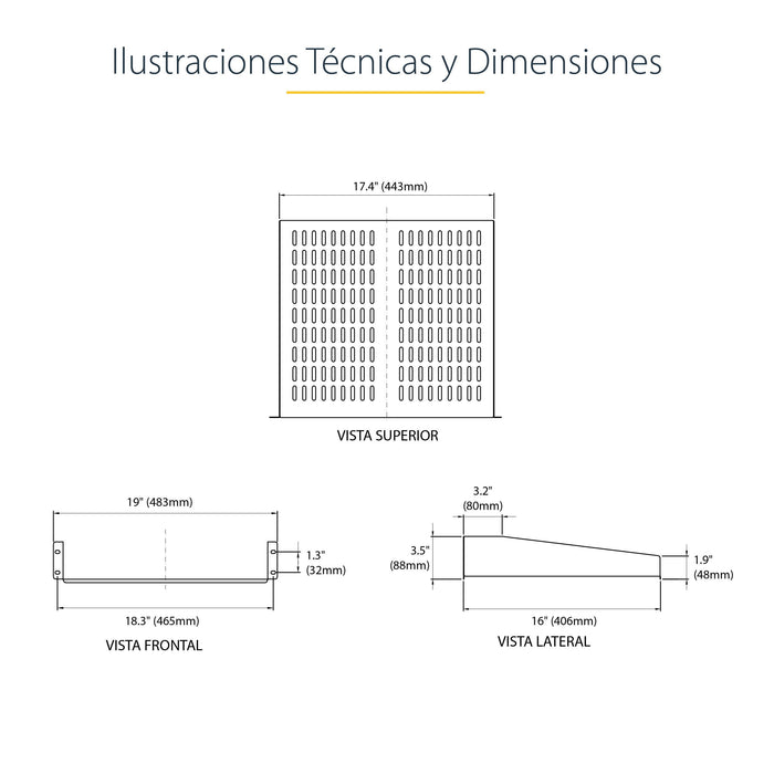 EAN 0065030848084 - StarTech.com CABSHELFV accesorio de bastidor Estantería imagen 11