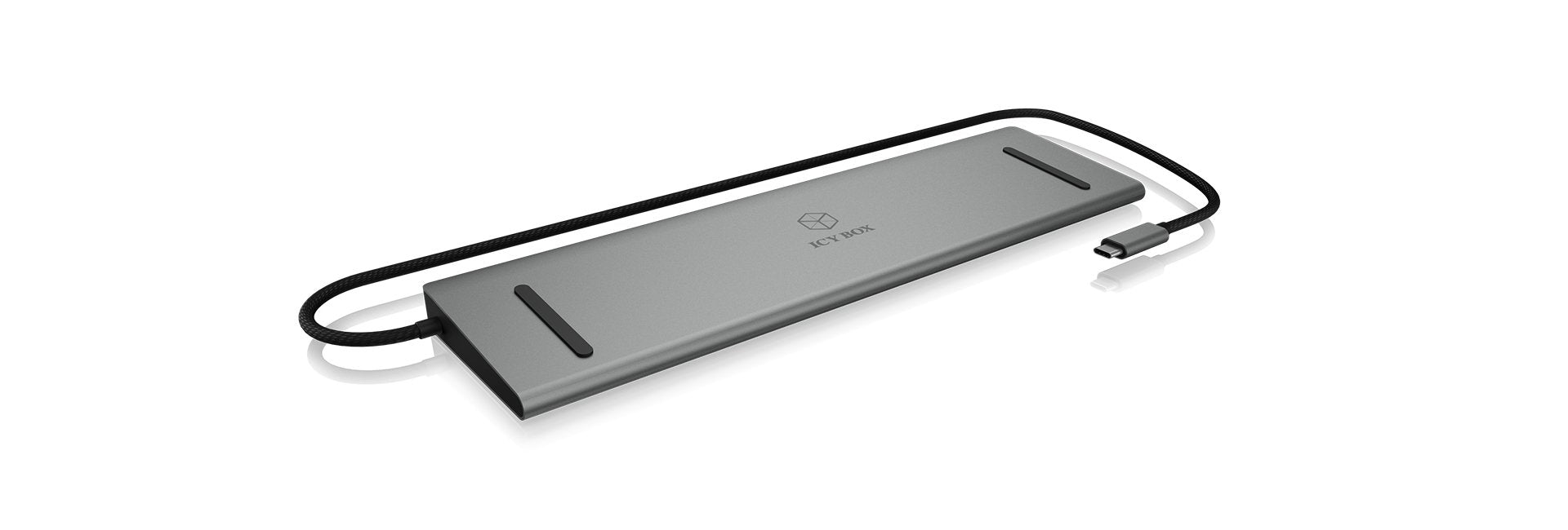 EAN 4250078169680 - ICY BOX IB-DK2106-C Alámbrico USB 3.2 Gen 1 (3.1 Gen 1) Type-C Antracita, Negro imagen 1