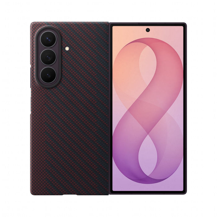 Samsung Carbon Magnet Case Fr Galaxy Fold8 Ultra Red