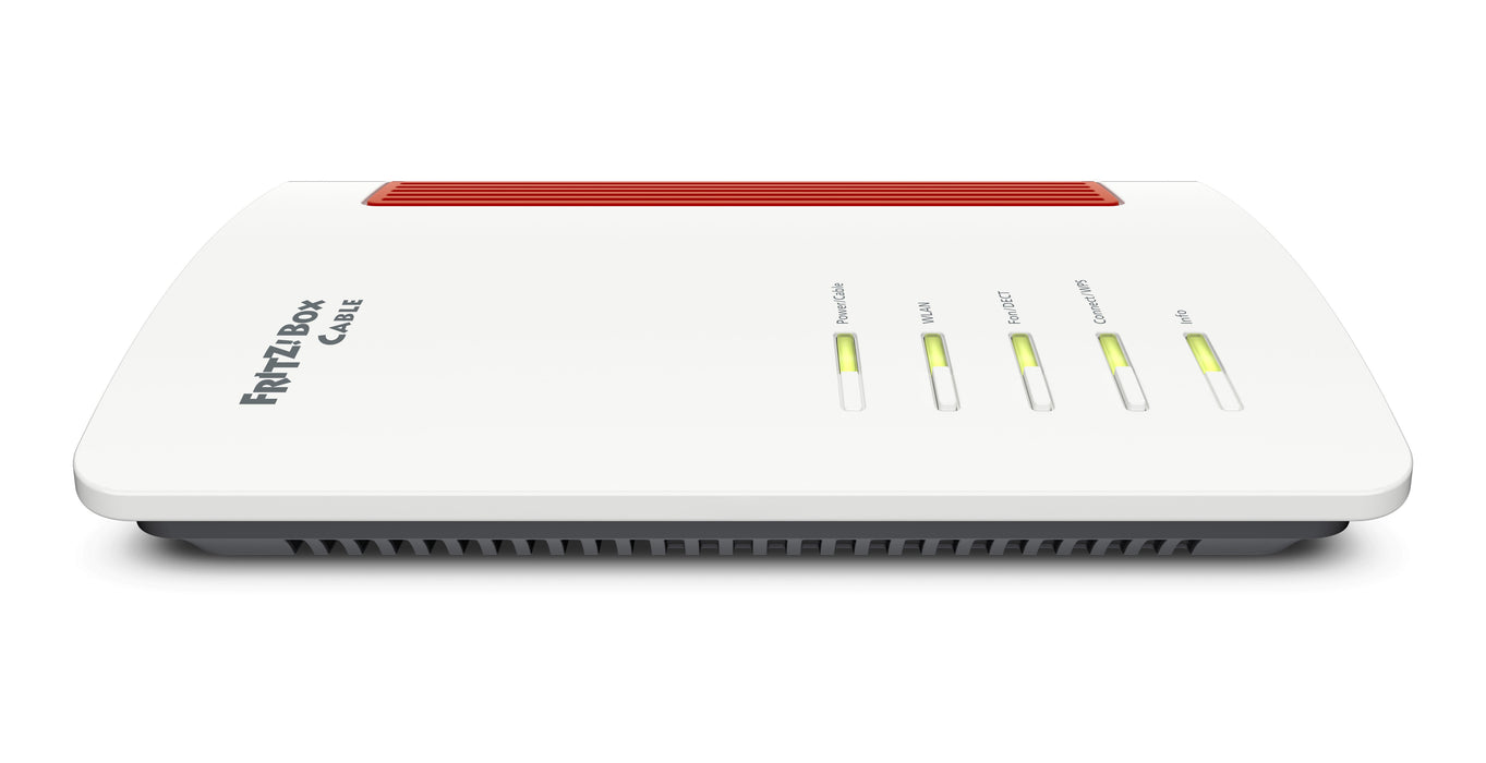 EAN 4023125030475 - Box FRITZ! 6670 router inalámbrico Doble banda (2,4 GHz / 5 GHz) Blanco imagen 4