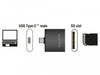 EAN 4043619914982 - DeLOCK 91498 lector de tarjeta USB 3.2 Gen 1 (3.1 Gen 1) Type-C Negro imagen 2