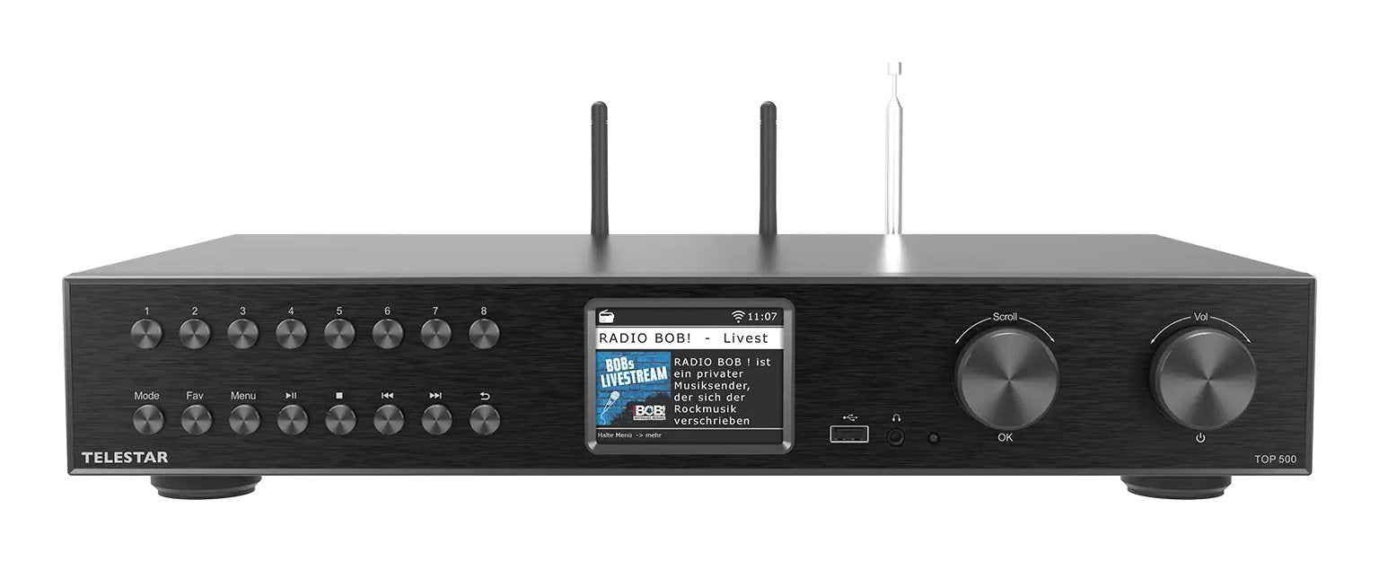 Telestar 5700500 Sintonizador De Audio Hogar Negro