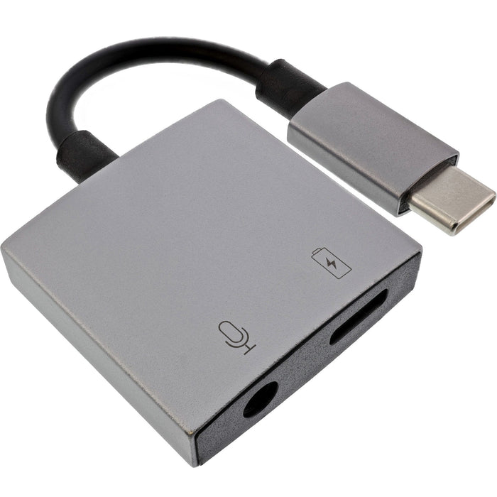 Inline® Usb-C Audio Adaptador Usb-C A 3.5mm Jack + Pd 30w