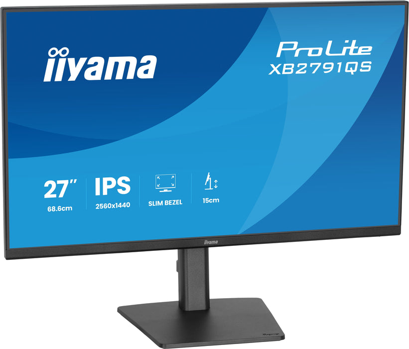 EAN 4948570127443 - iiyama ProLite XB2791QS-B1 pantalla para PC 68,6 cm (27") 2560 x 1440 Pixeles Quad HD LED Negro imagen 6