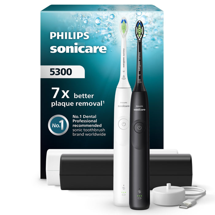 EAN 8720689021418 - Philips Sonicare 5300 series HX7109/01 cepillo eléctrico para dientes Adulto Cepillo dental sónico Negro, imagen 2
