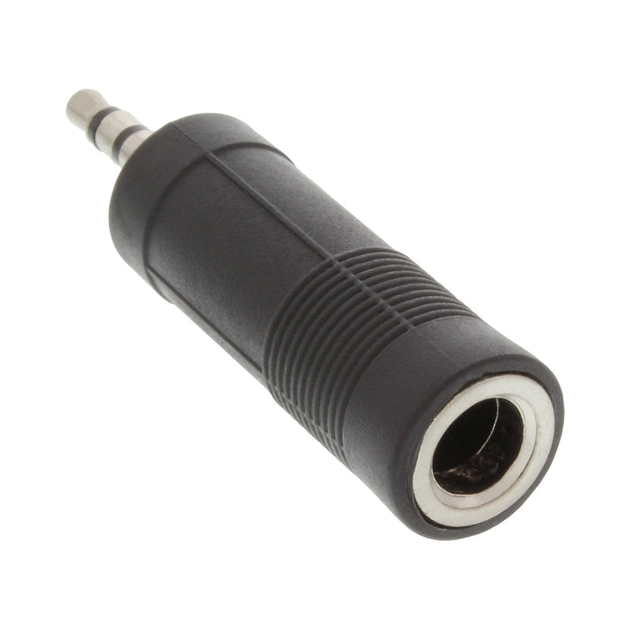 Adaptador De Audio Inline De 3,5 Mm Macho A 6,3 Mm Estéreo Hembra