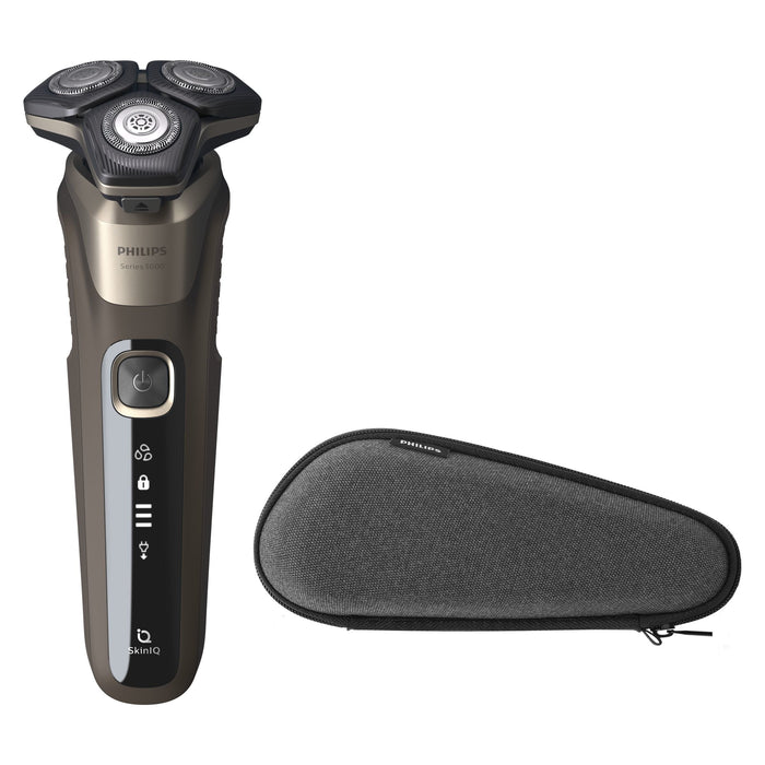 EAN 8710103942399 - Philips SHAVER Series 5000 S5589/30 afeitadora Máquina de afeitar de rotación Recortadora Marrón imagen 1