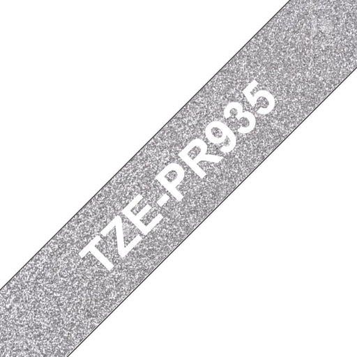 EAN 4977766783620 - Brother TZE-PR935 cinta para impresora de etiquetas Blanco sobre plata imagen 1