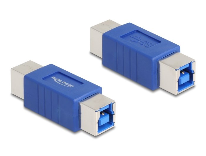 Delock Usb 5 Gbps Adapter Gender Changer Usb Typ-B Stecker Zu Stecker