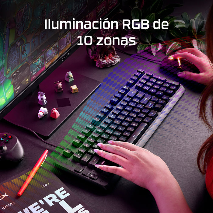 EAN 0198990307855 - HyperX Eve 1800 teclado Juego USB Negro imagen 4