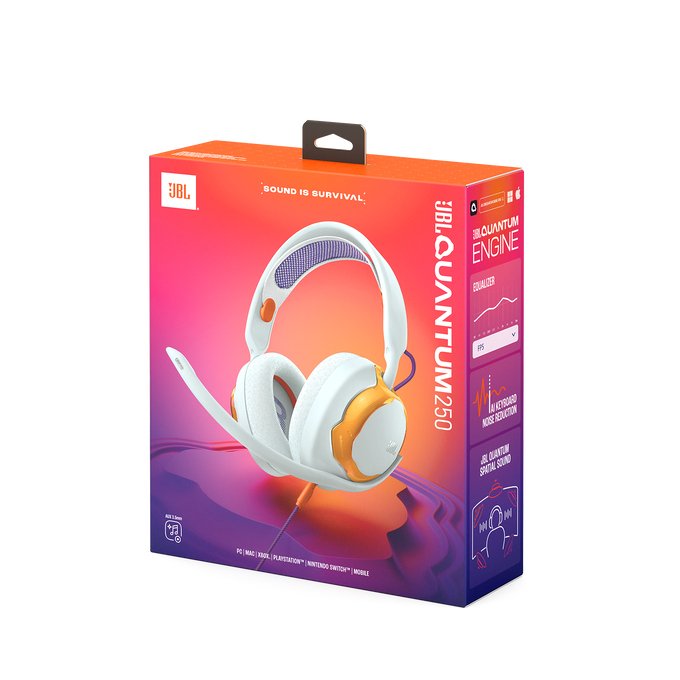 Jbl Quantum 250 Headphone Wired Gaming Headset With Microphone, Teal Eu