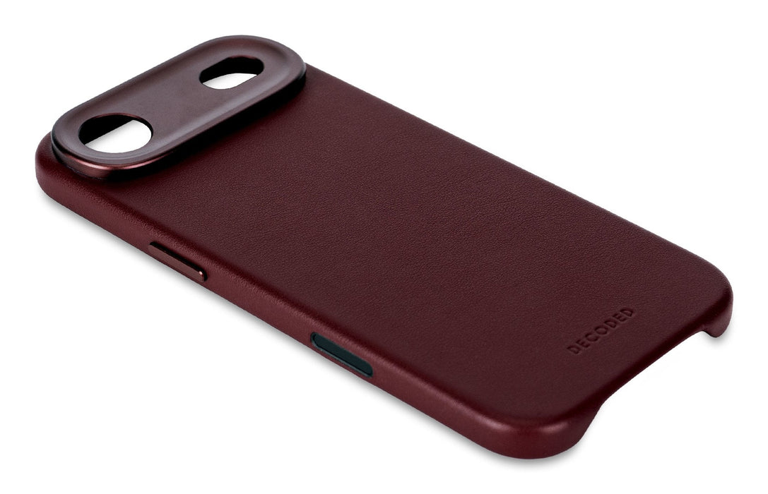 Decoded Leather Backcover Iphone 17 Air Dark Ruby