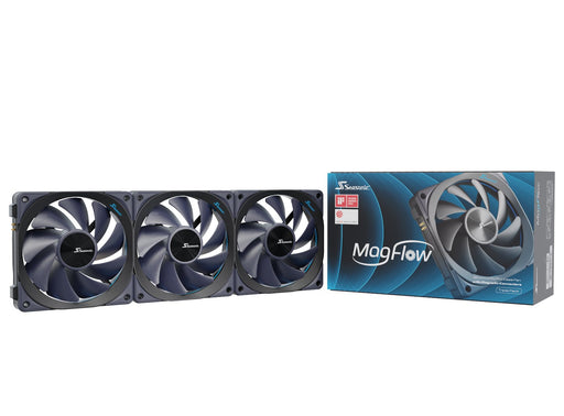 EAN 4711173877592 - Seasonic MagFlow 3-Fan Kit Carcasa del ordenador Ventilador 12 cm Negro 3 pieza(s) imagen 1