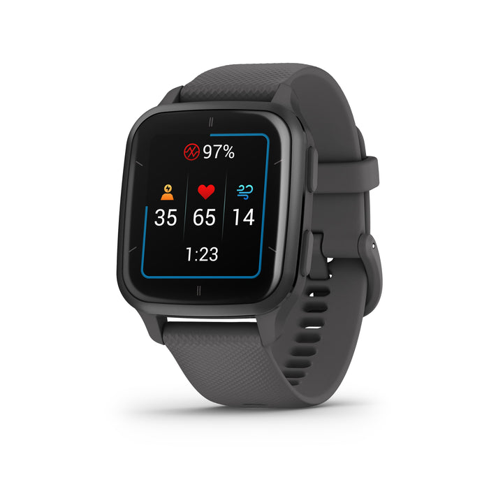 EAN 0753759304829 - Garmin Venu Sq 2 3,56 cm (1.4") AMOLED 40 mm Digital Pantalla táctil Gris GPS (satélite) imagen 1