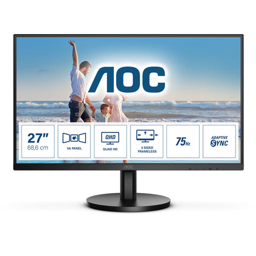 EAN 4038986180429 - AOC Q27B3MA pantalla para PC 68,6 cm (27") 2560 x 1440 Pixeles Quad HD LED Negro imagen 1