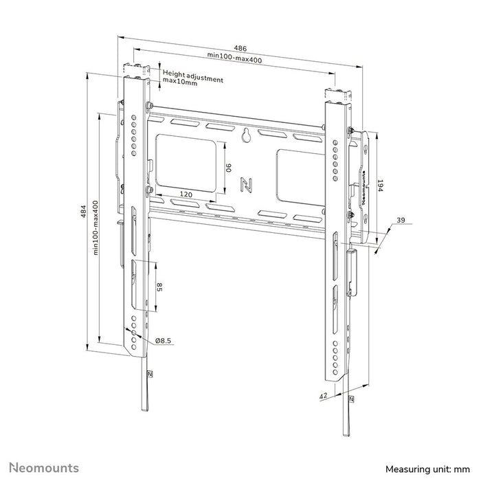 EAN 8717371443252 - Neomounts WL30-750BL14 soporte para TV 190,5 cm (75") Negro imagen 20