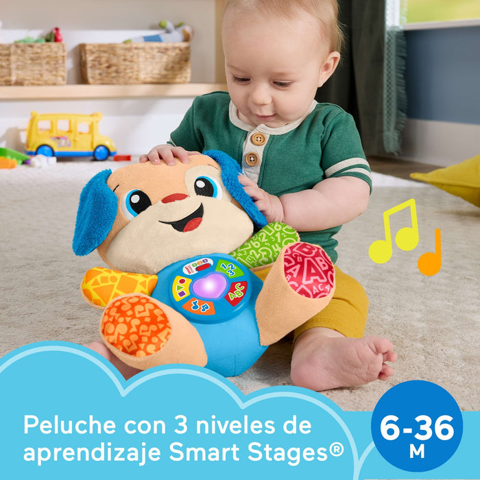 Peluche Perrito Aprende Conmigo Rie Y Aprende