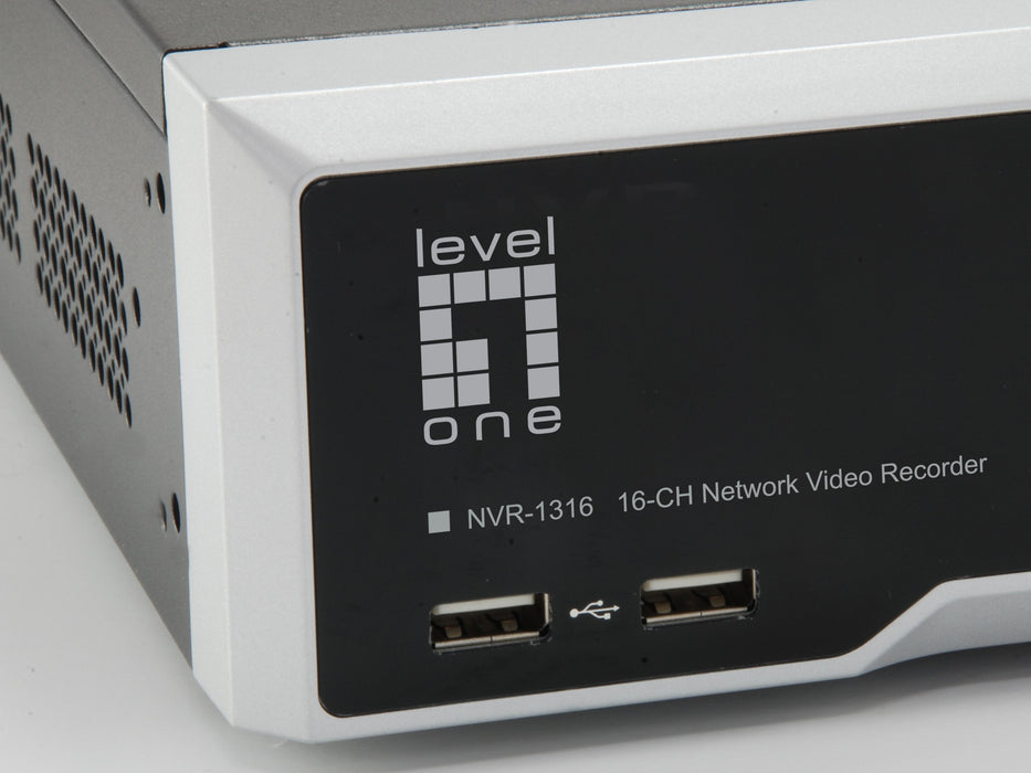 Grabador De Video Levelone Nvr-1316 Gemini 16 Canales  4 Hd Sata