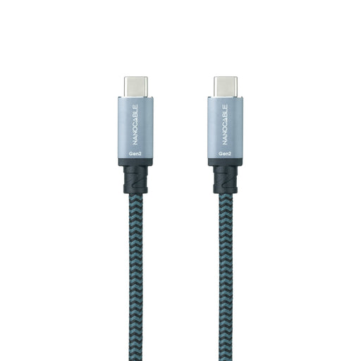 EAN 8433281012493 - Nanocable 10.01.4100-COMB cable USB USB 3.2 Gen 2 (3.1 Gen 2) 0,5 m USB C Negro, Gris imagen 2