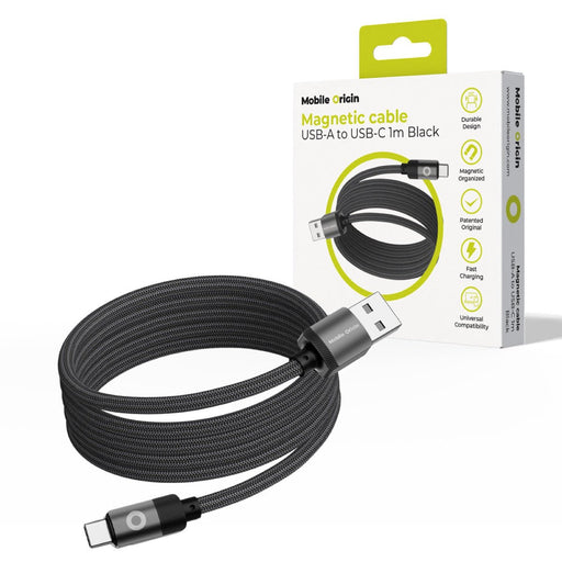 EAN 8594215993605 - Mobile Origin MC2-USBA-1M-BLK cable USB USB 2.0 USB C 0,48 Gbit/s Negro imagen 2