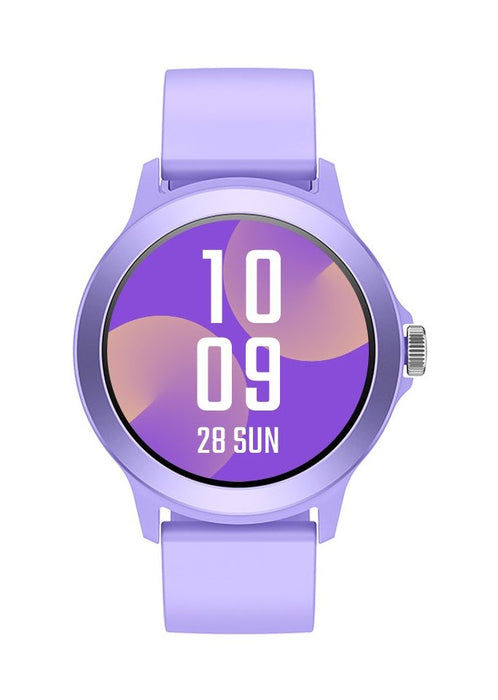 EAN 8436609912543 - SPC Smartee Duo Vivo 3,23 cm (1.27") IPS 42 mm Digital 360 x 360 Pixeles Pantalla táctil Púrpura imagen 1