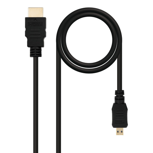 EAN 8433281006522 - Nanocable HDMI, 0.8m cable HDMI 0,8 m HDMI tipo A (Estándar) HDMI tipo D (Micro) Negro imagen 1