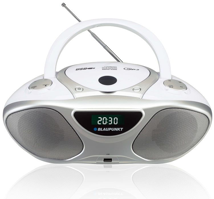 EAN 5901750502316 - Blaupunkt BB14WH reproductor de CD Plata, Blanco Grabadora de CD imagen 2