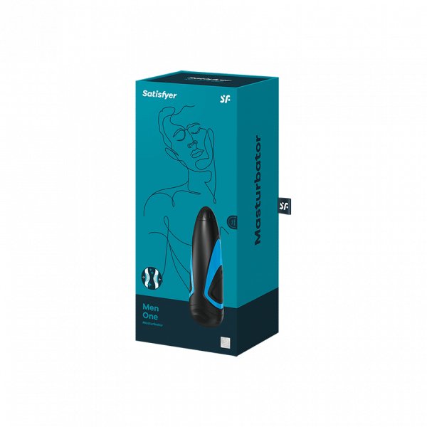 EAN 4049369015887 - Satisfyer Men One Negro, Azul Acrilonitrilo butadieno estireno (ABS), Silicona imagen 4