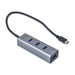 EAN 8595611702266 - i-tec Metal C31HUBMETAL403 hub de interfaz USB 3.2 Gen 1 (3.1 Gen 1) Type-C 5000 Mbit/s Gris imagen 2