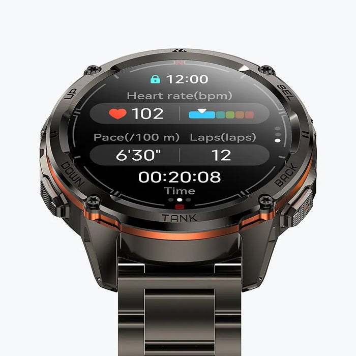 EAN 6974958251170 - KOSPET T3 ULTRA 2 3,63 cm (1.43") AMOLED 48 mm Digital 466 x 466 Pixeles Pantalla táctil Negro GPS (satél imagen 4