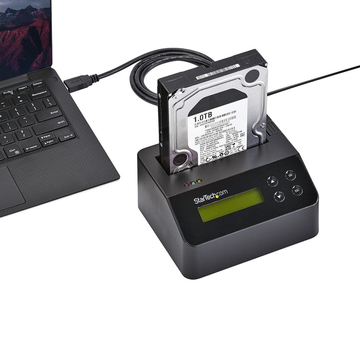 Startech.Com Base Dock Usb 3.0 Borrador Para Discos De 2 5" Y 3 5" Sata Borrado Seguro Con Impresión De Recibo Borrador De Disco Duro Negro Para P/N: Sva12m5na