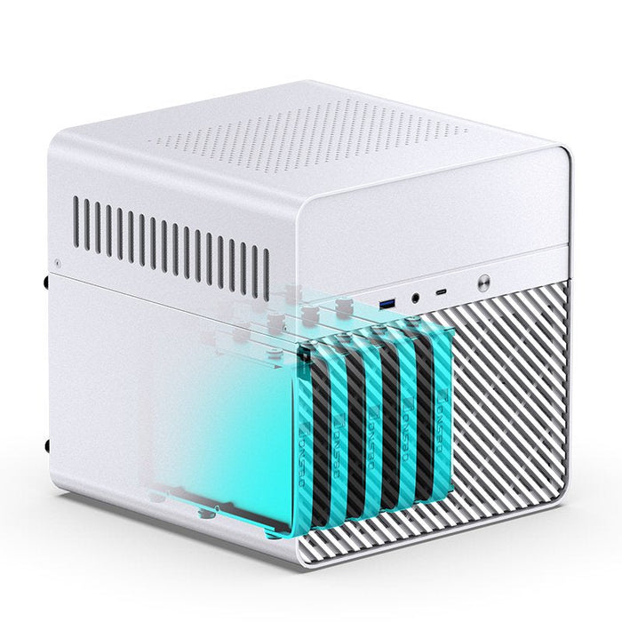 Jonsbo N2 Mini-Itx Nas Carcasa - Blanco