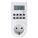 EAN 8420738494018 - Silver Electronics 49401 contador eléctrico Blanco Programador eléctrico diario/semanal imagen 1