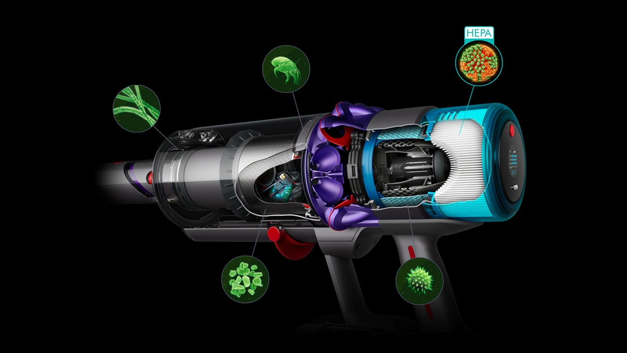 EAN 5025155081716 - Dyson Gen5 Detect Aspiradora escoba 2 en 1 Batería Secar HEPA Sin bolsa Púrpura imagen 9