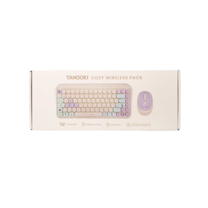 EAN 8436563094552 - TANOOKI TNK4001 teclado Ratón incluido Hogar USB + Bluetooth QWERTY Inglés, Español Crema de color imagen 13