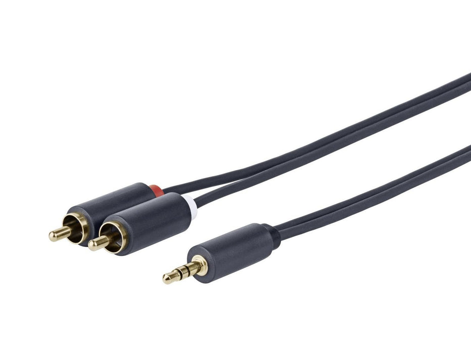 EAN 5712505321461 - Vivolink PROMJRCA1 cable de audio 1 m 3,5mm 2 x RCA Negro imagen 1