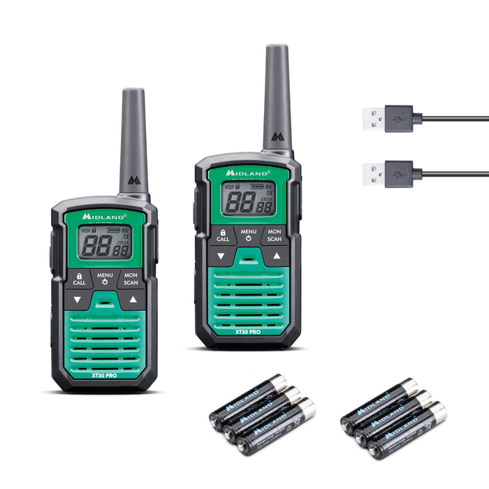 EAN 8011869203886 - Midland XT30 Pro two-way radios 16 canales 446.00625 – 446.19375 Negro, Verde imagen 1