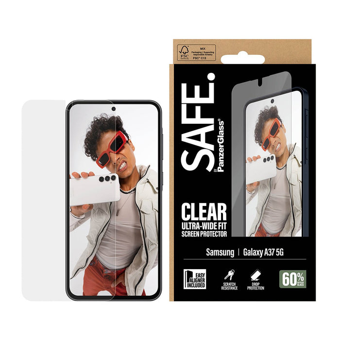 EAN 5715685034039 - PanzerGlass SAFE. by ® Screen Protector Samsung Galaxy A37 5G | Ultra-Wide Fit w. EasyAligner Protector d imagen 2