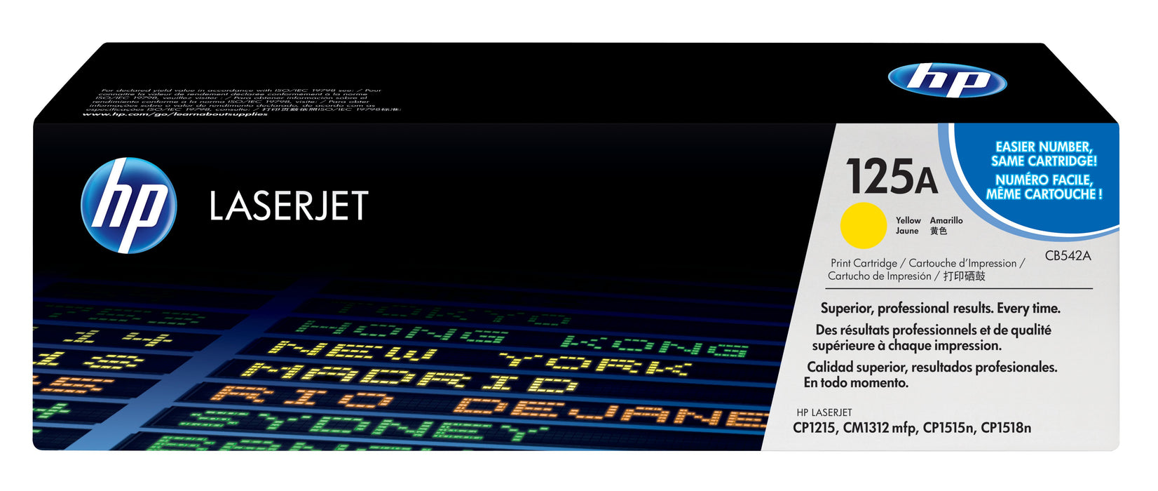 EAN 0808736839198 - HP 125A Yellow Original LaserJet Toner Cartridge cartucho de tóner 1 pieza(s) imagen 1
