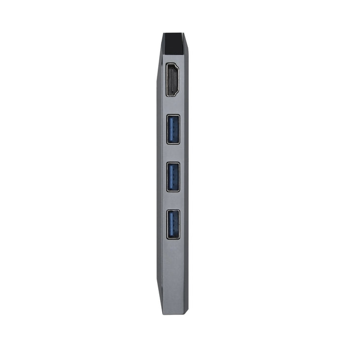 EAN 8436574707601 - AISENS ASUC-8P004-GR base para portátil y replicador de puertos Alámbrico USB 3.2 Gen 1 (3.1 Gen 1) Type- imagen 3