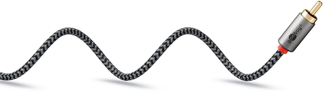 EAN 4040849652844 - Goobay 65284 cable de audio 0,5 m 3,5mm 2 x RCA Negro, Plata imagen 10