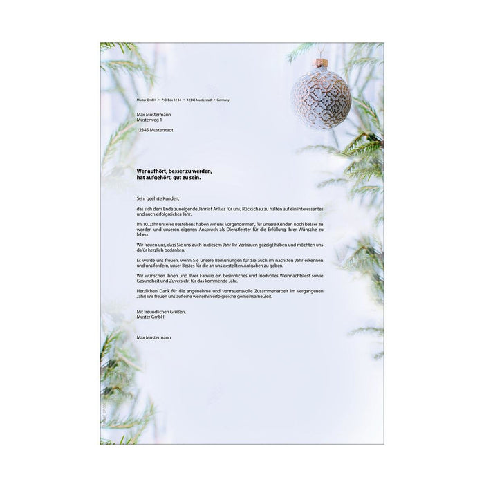 Sigel Weihnachtsbriefpapier Din A4 90 G M²