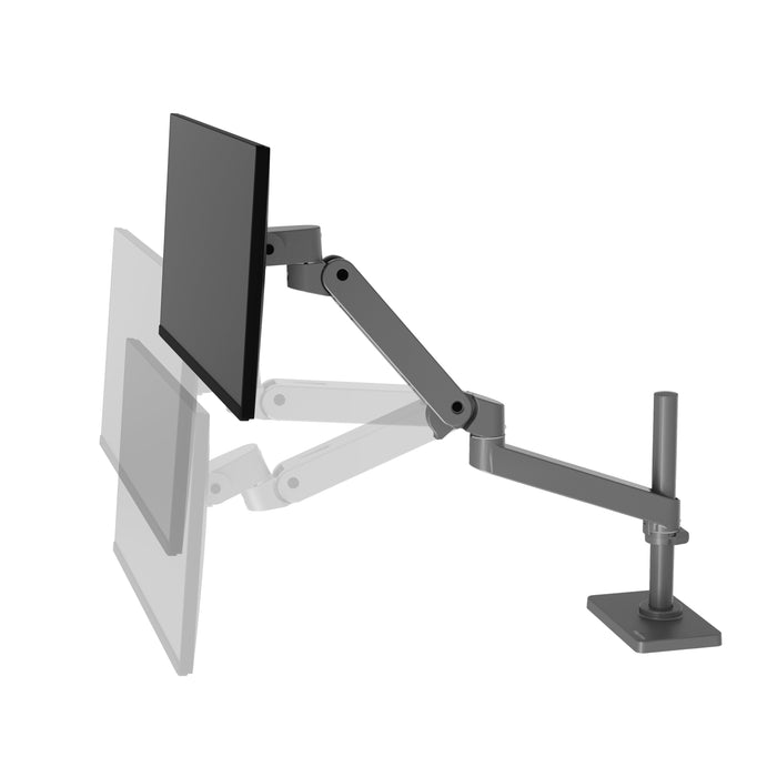 Soporte  Ergotron Lx Series 45-695-293 Para 34" Escritorio Gris Oscuro