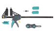 EAN 4006885698802 - wolfcraft GmbH 6988000 abrazadera Abrazadera de barra Gris, Turquesa imagen 1