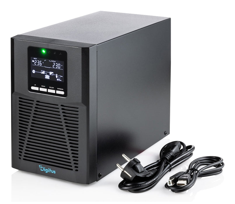 EAN 4016032507925 - Digitus DN-170130 sistema de alimentación ininterrumpida (UPS) Doble conversión (en línea) 1 kVA 4 salida imagen 4