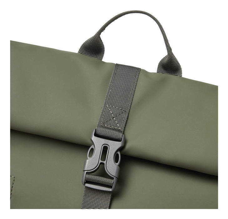EAN 4260709015637 - Rivacase Eden mochila Mochila de viaje Oliva cuero PU, Poliéster, Tereftalato de polietileno reciclado (r imagen 19