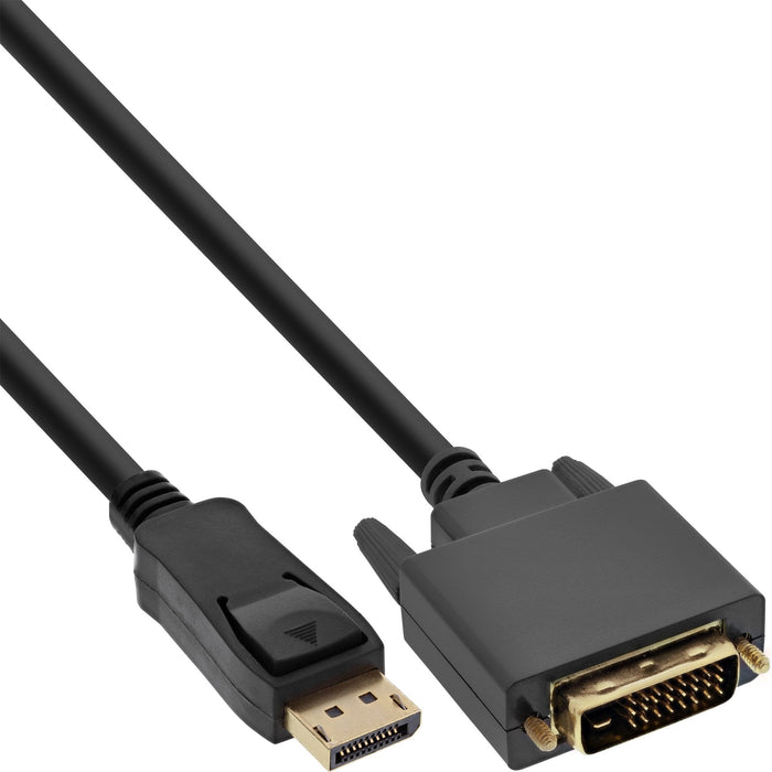 Cable Inline Displayport A Dvi Negro 1,5 M