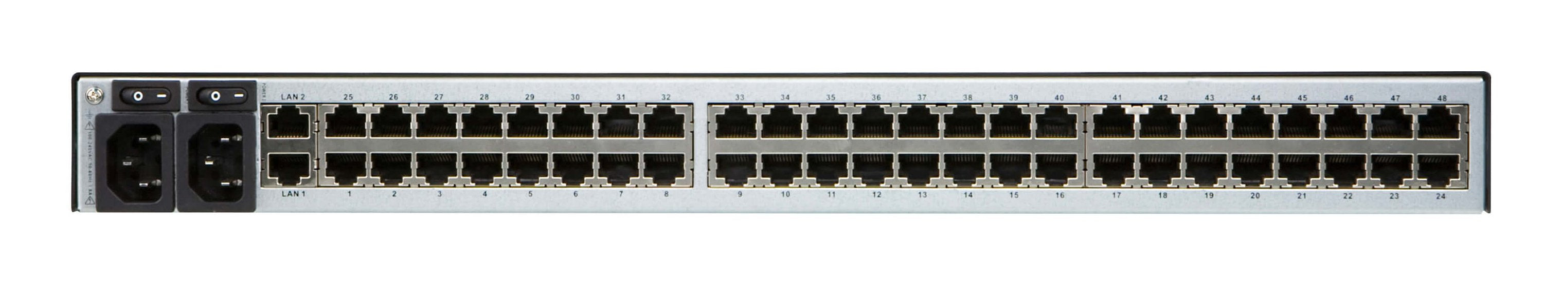 48-Port Serial Console Server With Cisco Support, Auto-Sensing Dte/Dce, Usb Storage Support And Power/Lan Redundancy